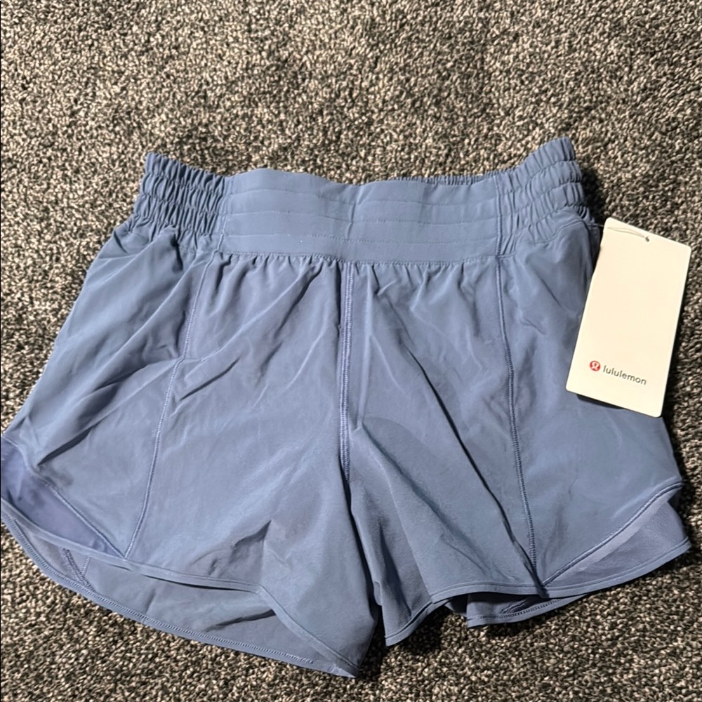 Size 6 Lululemon Women's Blue Athletic Shorts